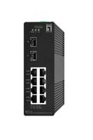 LevelOne Hilbert 10-Port Industrial Gigabit Smart Lite Switch, 8 x Gigabit RJ45, 2 x Gigabit SFP