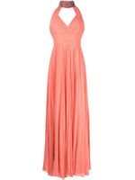 Jenny Packham robe longue Hali à design plissé - Rouge