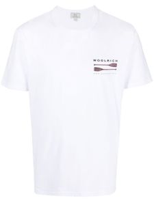 Woolrich t-shirt en coton à logo imprimé - Blanc