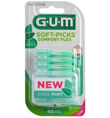Gum Gum Soft-picks Comfort Flex Mint Medium (40st)