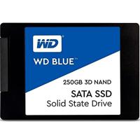 Western Digital WDS250G2B0A WD Blue 3D NAND Internal SSD 2.5 Inch SATA, 250 GB - Black