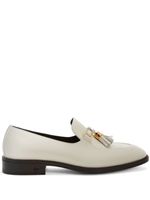 Giuseppe Zanotti mocassins Zenobe en cuir - Blanc