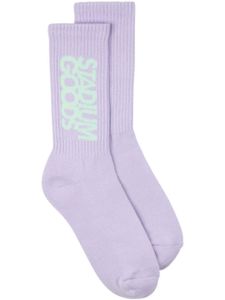 STADIUM GOODS® chaussettes à logo imprimé - Violet