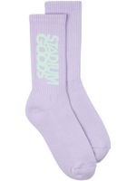 STADIUM GOODS® chaussettes à logo imprimé - Violet - thumbnail