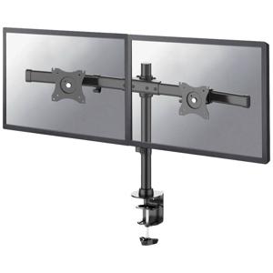 Neomounts FPMA-DCB100DBLACK 2-voudig Monitor-tafelbeugel 25,4 cm (10) - 68,6 cm (27) Zwenkbaar, Roteerbaar, Kantelbaar Zwart