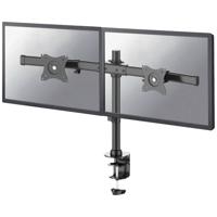 Neomounts FPMA-DCB100DBLACK 2-voudig Monitor-tafelbeugel 25,4 cm (10) - 68,6 cm (27) Zwenkbaar, Roteerbaar, Kantelbaar Zwart - thumbnail