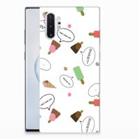 Samsung Galaxy Note 10 Plus Siliconen Case IJsjes