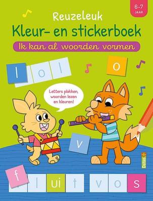 Reuzeleuk kleur- en stickerboek - Ik kan al woorden vormen (6-7 j.) - Paperback (9789044759877) Reuzeleuk kleur- en stickerboek - Ik kan al woorden vormen (6-7 j.) - Paperback (9789044759877)