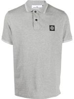 Stone Island polo à patch logo - Gris - thumbnail