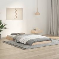 Bedframe massief grenenhout 90x190 cm Single - thumbnail