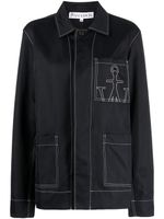 JW Anderson veste à logo brodé - Noir