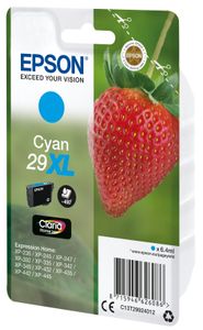 Epson Inktcartridge T2992, 29XL Origineel Cyaan C13T29924012