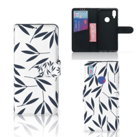 Xiaomi Redmi Note 7 Hoesje Leaves Blue