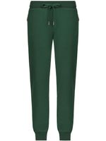 Dolce & Gabbana pantalon de jogging à lien de resserrage - Vert