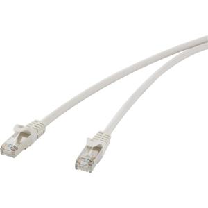 Renkforce RF-4724284 RJ45 Netwerkkabel, patchkabel CAT 5e F/UTP 20.00 m Grijs Snagless 1 stuk(s)