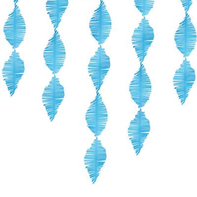 Crepe Slinger Fringe blauw (3m)