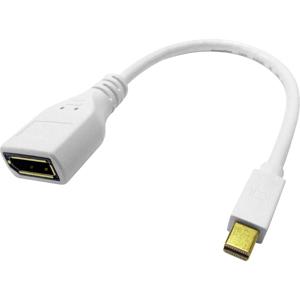 Roline 12.03.3163 Adapter [1x Mini-DisplayPort stekker - 1x DisplayPort bus] Wit