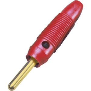 BKL Electronic 072149/G Banaanstekker Stekker, recht Stift-Ø: 4 mm Rood 1 stuk(s)