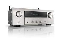 Denon DRA-800H Stereo Ontvanger en Versterker, Alexa Compatibel, 5 Hdmi-Ingangen, Phono-Ingang, Bluetooth en Wlan, Dab+ Radio, Muziekstreaming, Airplay 2, Heos Multiroom - Zilver