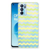 OPPO Reno 6 5G TPU bumper Waves Yellow