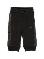 BOSS Kidswear pantalon de jogging à patch logo - Noir