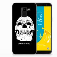 Silicone Back Case Samsung Galaxy J6 2018 Skull Eyes - thumbnail