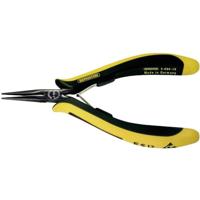 Bernstein Gereedschap GmbH 3-686-15 punttang EUROline, 140 mm, lange bakken, met fijn handvat, afvoerbare tweekleurige beschermhoezen