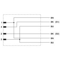 Phoenix Contact 1524226 Sensor/actuator connector, geassembleerd Aantal polen (sensoren): 3 5.00 m 1 stuk(s) - thumbnail