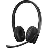 EPOS 1000897 On Ear headset Telefoon Bluetooth Stereo Zwart Noise Cancelling Volumeregeling, Microfoon uitschakelbaar (mute) - thumbnail