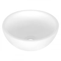 Differnz Ruz opbouw waskom keramiek rond 25x11.5cm wit