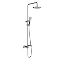 Hotbath Cobber X SDS9 thermostatische regendoucheset met 20cm ronde hoofddouche ronde handdouche chroom SDSX9CR1