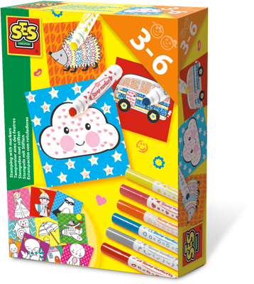 SES Creative Stempelen met stiften SES Creative Stempelen met stiften