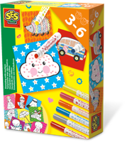 SES Creative Stempelen met stiften