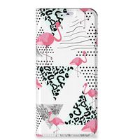 Motorola Moto G31 | G41 Hoesje maken Flamingo Triangle