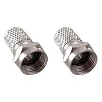 Bandridge BPP 372 (set) 2 schroefbare F-stekkers met afdichtring voor RG6-kabels met een diameter
