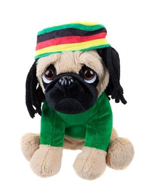 Kamparo hondenknuffel rasta 20 cm groen
