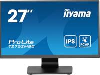 iiyama Prolite T2752MSC-B2AG 68,6 cm 27 inch Full HD 10-punts Full HD 10-punts Multitouch Optical Bonded Capacitive HDMI DP USB3.2 7H zwart
