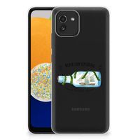 Samsung Galaxy A03 Telefoonhoesje met Naam Boho Bottle