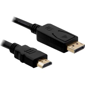 DeLOCK 82435 video kabel adapter 3 m HDMI Displayport Zwart