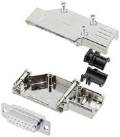 Encitech DCMR15-FK-DMS-W-K 6355-8065-32 D-SUB Buchsenleisten-Set 90° Polzahl: 15 Lötkelch 1 pc(s)