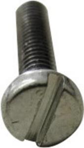 TOOLCRAFT 104170 Cilinderschroeven M3 14 mm Sleuf DIN 84 Staal Galvanisch verzinkt 200 stuk(s)