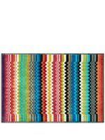 Missoni Home tapis de bain Giacomo à motif zigzag - Bleu