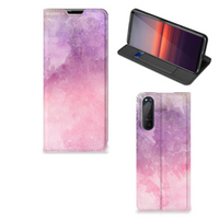 Bookcase Sony Xperia 5 II Pink Purple Paint