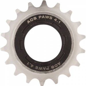 Freewheel 18t 3/32 Paws 4.1 nikkel zwart