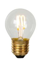 Lucide G45 - Filament lamp - Ø 4,5 cm - LED Dimb. - E27 - 1x3W 2700K - Transparant - thumbnail