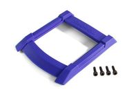 Skid plate, roof (body) (blue)/ 3x12mm CS (4) (TRX-8917X) - thumbnail