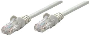 Intellinet 739849 RJ45 Netwerkkabel, patchkabel CAT 6 S/FTP 1.50 m Grijs Folie afscherming, Afscherming gevlochten, Halogeenvrij 1 stuk(s)