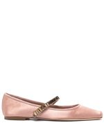 Tory Burch ballerines Crystal Ballet - Rose - thumbnail