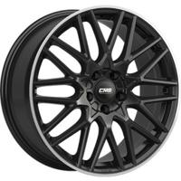 CMS WHEELS C25 Zwart met gepolijste rand