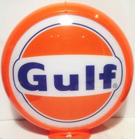 Gulf 1963 Benzinepomp Bol - Glazen Lenzen - thumbnail